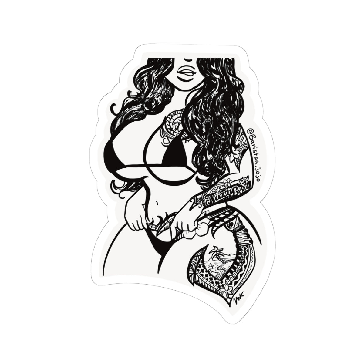 Goddess sticker