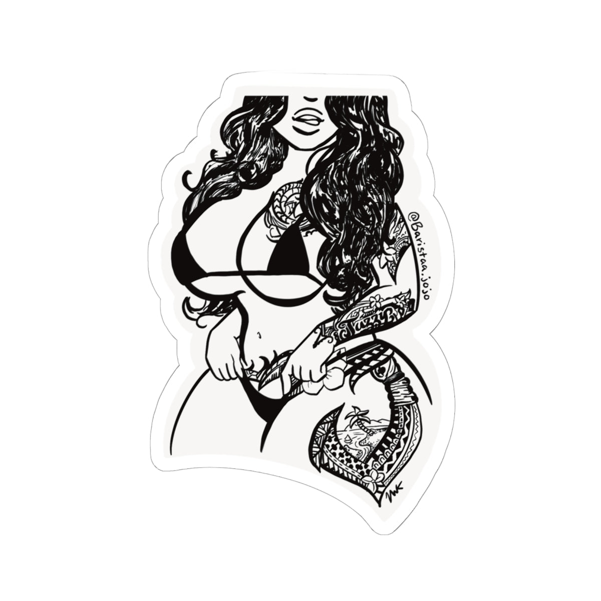 Goddess sticker