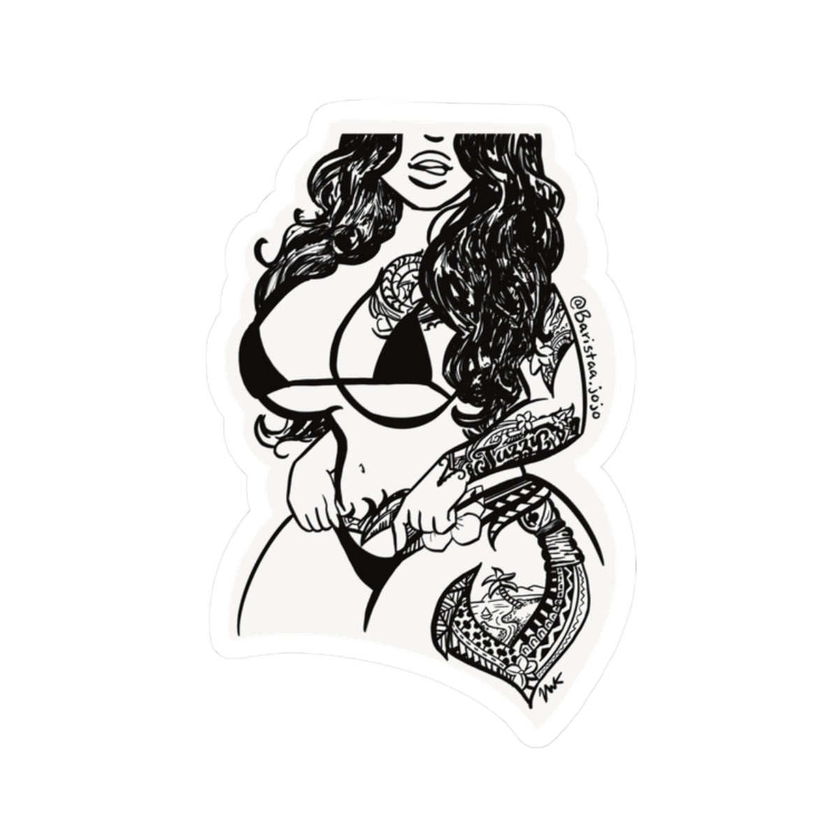 Goddess sticker