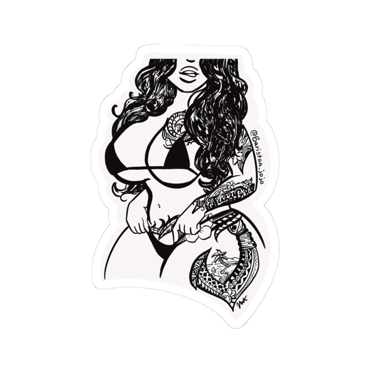 Goddess sticker
